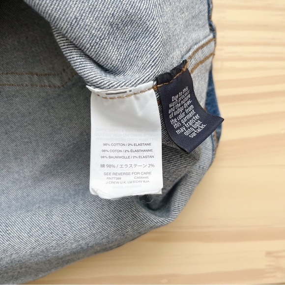 Madewell‎ Stretch Denim Straight Miniskirt Button Front, Size 25 - Picture 10 of 10